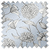Floral Outlines, Eggshell Blue - Roller Blind